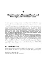 Internet Security Cryptographic Principles, Algorithms and Protocols - Chapter 4 pps