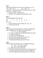 Dạng bài tập vi mô ppsx