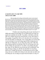 Quản lý chât lượng: CHƯƠNG 9 ISO 14000 doc