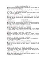 TUYỂN TẬP ĐỀ THI HÓA - ĐỀ 7 doc