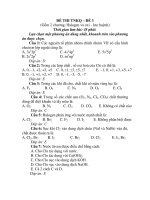 ĐỀ THI TNKQ – ĐỀ 3 pps