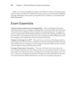 MCITP Microsoft Exchange Server 2007 Messaging Design and Deployment Study Guide phần 4 pps