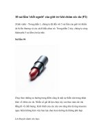 10 sai lầm ''''chết người'''' của giới trẻ khi chăm sóc da potx