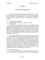 Lý thuyết mật mã - Chương 2 doc