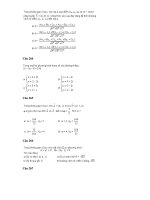 Tài liệu luyện thi toán (Vũ ĐÌnh Bảo - ĐH Kinh tế) - 4 pot