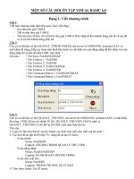 MỘT SỐ CÂU HỎI ÔN TẬP VISUAL BASIC 6.0 ppt