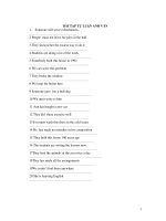 BÀI TẬP TỰ LUẬN ANH VĂN doc