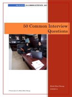 50 interview english questions
