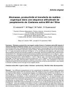 Báo cáo lâm nghiệp: 