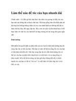 Làm thế nào để tóc của bạn nhanh dài potx