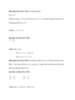 HÀM NHIỀU BIẾNTRONG XÁC SUẤT THỐNG KÊ (Nguyễn Ngọc lan) - 2 docx