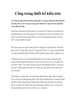 Cổng trong thiết kế kiến trúc ppt