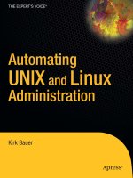 Automating UNIX and Linux Administration phần 1 potx