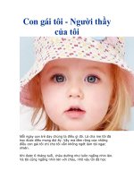 Con gái tôi - Người thầy của tôi pps