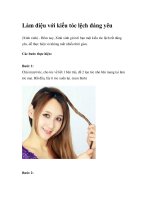 Làm điệu với kiểu tóc lệch đáng yêu potx