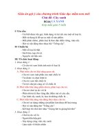 giáo án mầm non - Lá xanh pot