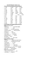 BÀI TẬP ÔN THI HOC KÌ I (2010-2011) - ĐỀ 1 potx