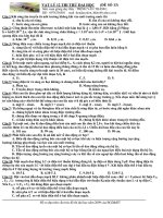 VẬT LÝ 12 THI THỬ ĐẠI HỌC (ĐỀ SỐ 13) potx