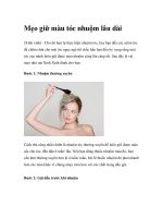 Mẹo giữ màu tóc nhuộm lâu dài pps