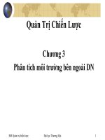 phân tích chiến lược bên ngoài doanh nghiệp