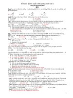 Đề luyện tập thi tuyển sinh đại học môn vật lí docx