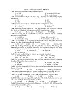 ĐỀ ÔN TẬP HÓA HỌC CƠ BẢN – ĐỀ SỐ 8 pot