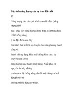 Đặc tính năng lượng của sự trao đổi chất pptx