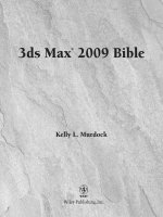 kelly l murdock 3ds Max 2009 Bible phần 1 pot