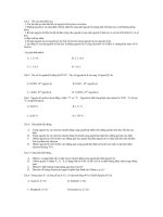 trắc nghiệm chương Nguyên tử và cấu tạo nguyên tử pptx