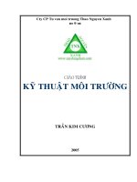 Giáo trình: Kỹ thuật môi trường pptx