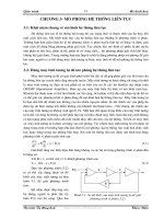 Giáo trình mô hình hóa - Chương 3 doc