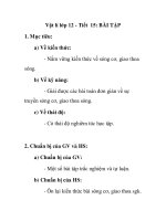 Vật lí lớp 12 - Tiết 15: BÀI TẬP docx