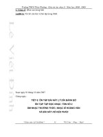 Giáo án âm nhạc 8 - trường THCS Thùy Phương part 3 ppsx