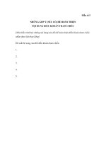 MẪU GÓP Ý (NẾU CÓ) ĐỂ HOÀN THIỆN NỘI DUNG ĐIỀU KHOẢN THAM CHIẾU pps