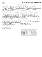 ĐỀ LUYỆN THI TRẮC NGHIỆM SỐ 8 ppsx