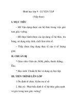 Hình học lớp 9 - LUYỆN TẬP (Tiếp theo) ppt