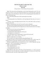 Kiểm tra 15 phút Môn: Hoá potx