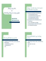 MẠNG MÁY TÍNH VÀ HỆ THỐNG THÔNG TIN CÔNG NGHỆ - CHƯƠNG 1 doc