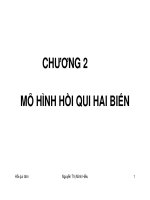 Chương 2: mô hình hồi qui hai biến pps