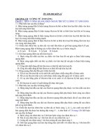 ÔN THI ĐH MÔN LÍ CHƯƠNG VII : LƯỢNG TỬ ÁNH SÁNG pps