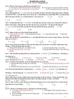 ĐỀ KIỂM TRA CUỐI KÌ Môn thi :VẬT LÍ pptx