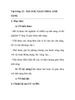 Vật lí lớp 12 - Tiết: 0 SỰ GIAO THOA ÁNH SÁNG potx