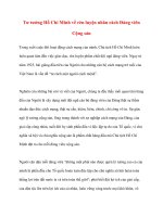 Tư tưởng Hồ Chí Minh về rèn luyện nhân cách Đảng viên Cộng sản docx