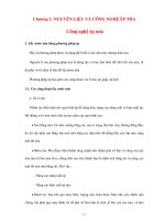 Tài liệu Công nghệ chế biến đường và sản phẩm đường: Chương 1: NGUYÊN LIỆU VÀ CÔNG NGHỆ ÉP MÍA Công nghệ ép mía pdf