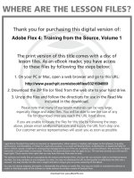 Adobe Flex 4 Training from the Source Volume 1 phần 1 pptx
