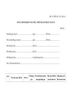 MẪU BẢNG THANH KHOẢN MÁY MÓC, THIẾT BỊ TẠM NHẬP, TÁI XUẤT docx