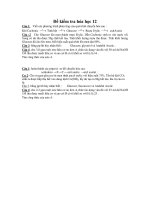 Đề kiểm tra hóa học 12 docx