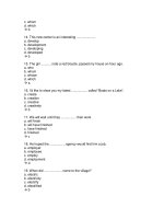 Kĩ năng trắc nghiệm trong các kì thi tiếng anh 6 pot