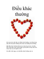 Điều khác thường pptx