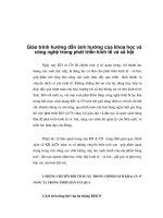 Giáo trình hướng dẫn ảnh hưởng của khoa học và công nghệ trong phát triển kinh tế và xã hội phần 1 doc